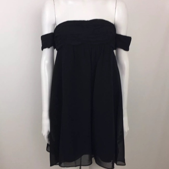 Rachel Zoe Strapless Cold Shoulder Silk Dress - Picture 1 of 5